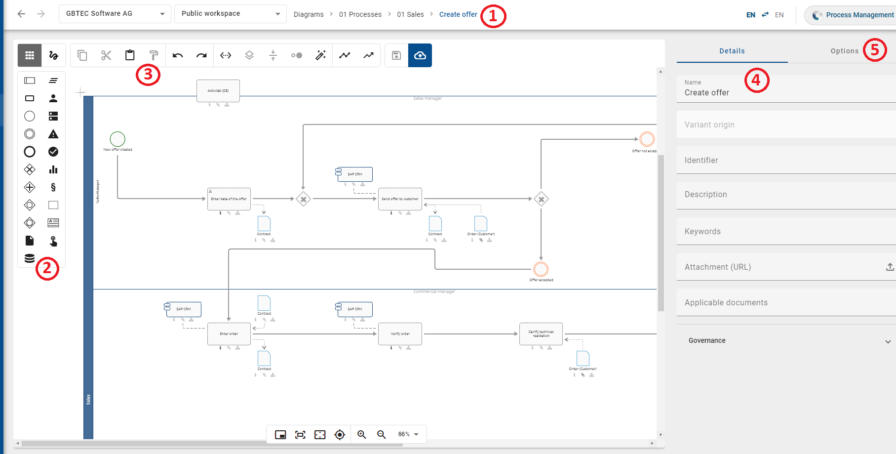 Discover the new user interface — BIC Process Design documentation